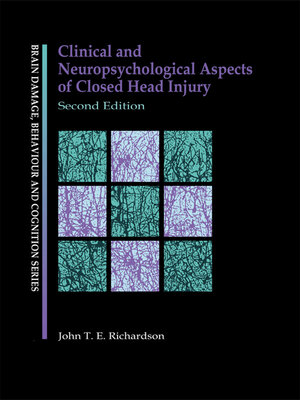 cover image of Clinical and Neuropsychological Aspects of Closed Head Injury